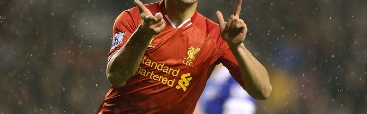 单赛季英超出场不足20次但参与30球，利物浦队史仅苏牙和萨拉赫