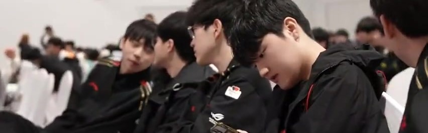 JDG公布选手大会花絮视频：老EDG成员和Scout聊天，Peyz寡言少语