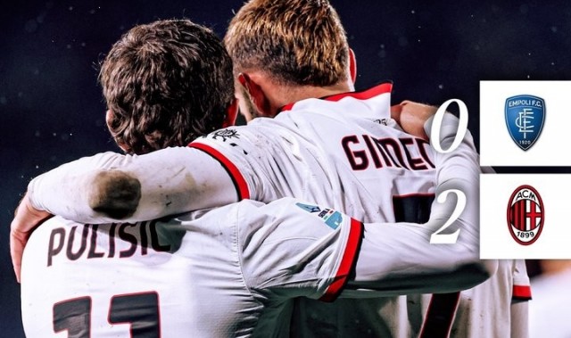 压制！米兰对恩波利近10战8胜2平，已4连胜+连续5次零封